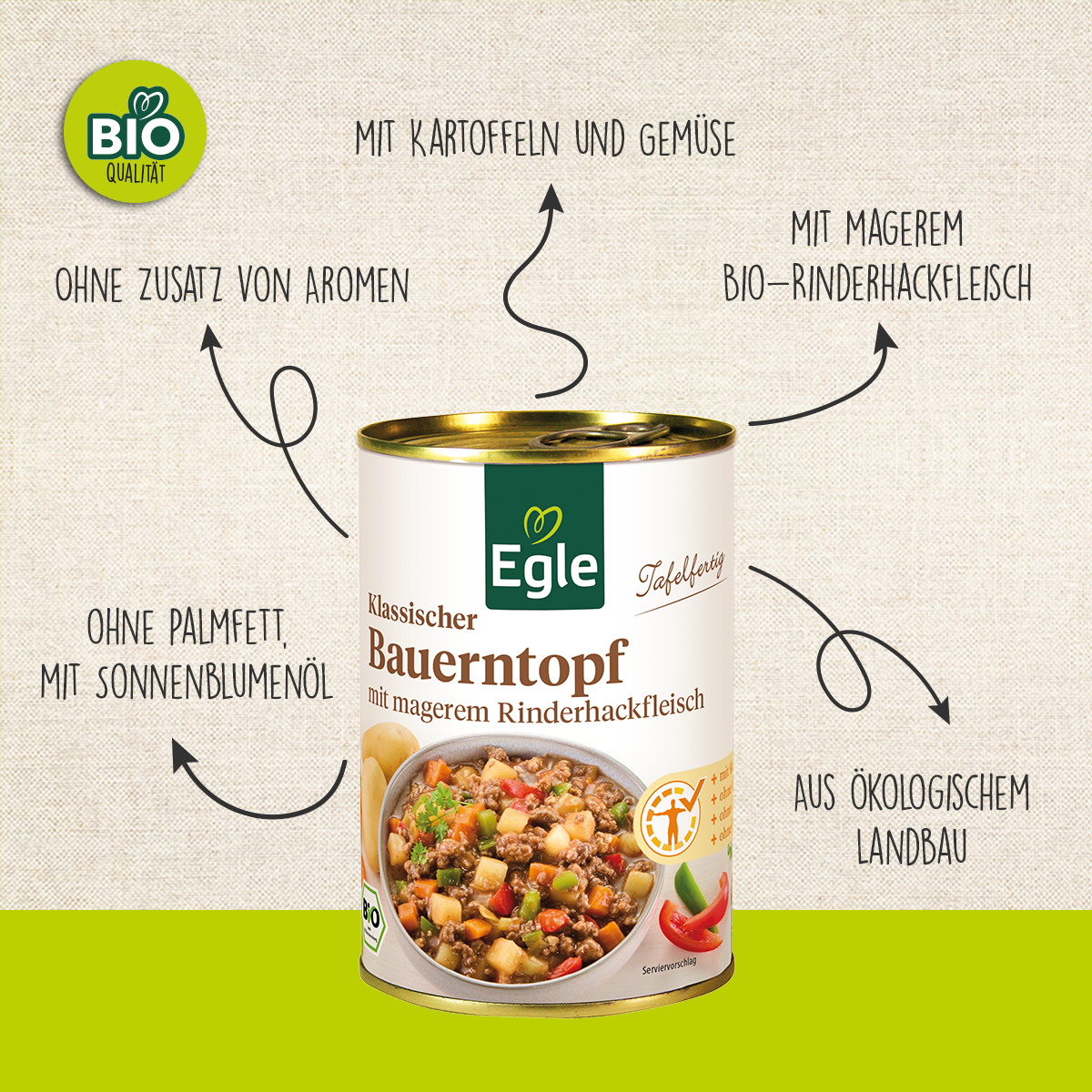 BIO Bauerntopf, 400 g