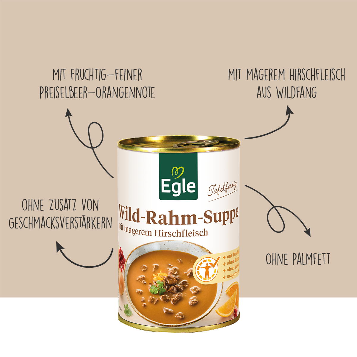 Wild-Rahm-Suppe, 400 g