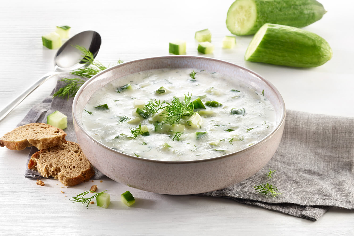 Rezept: Kalte Gurkensuppe