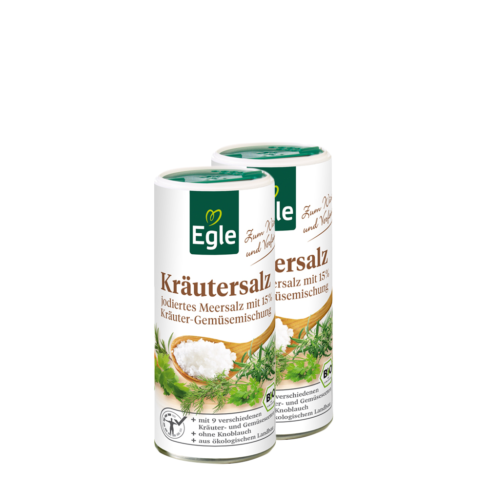 Bio Kräutersalz, 2 x 250 g