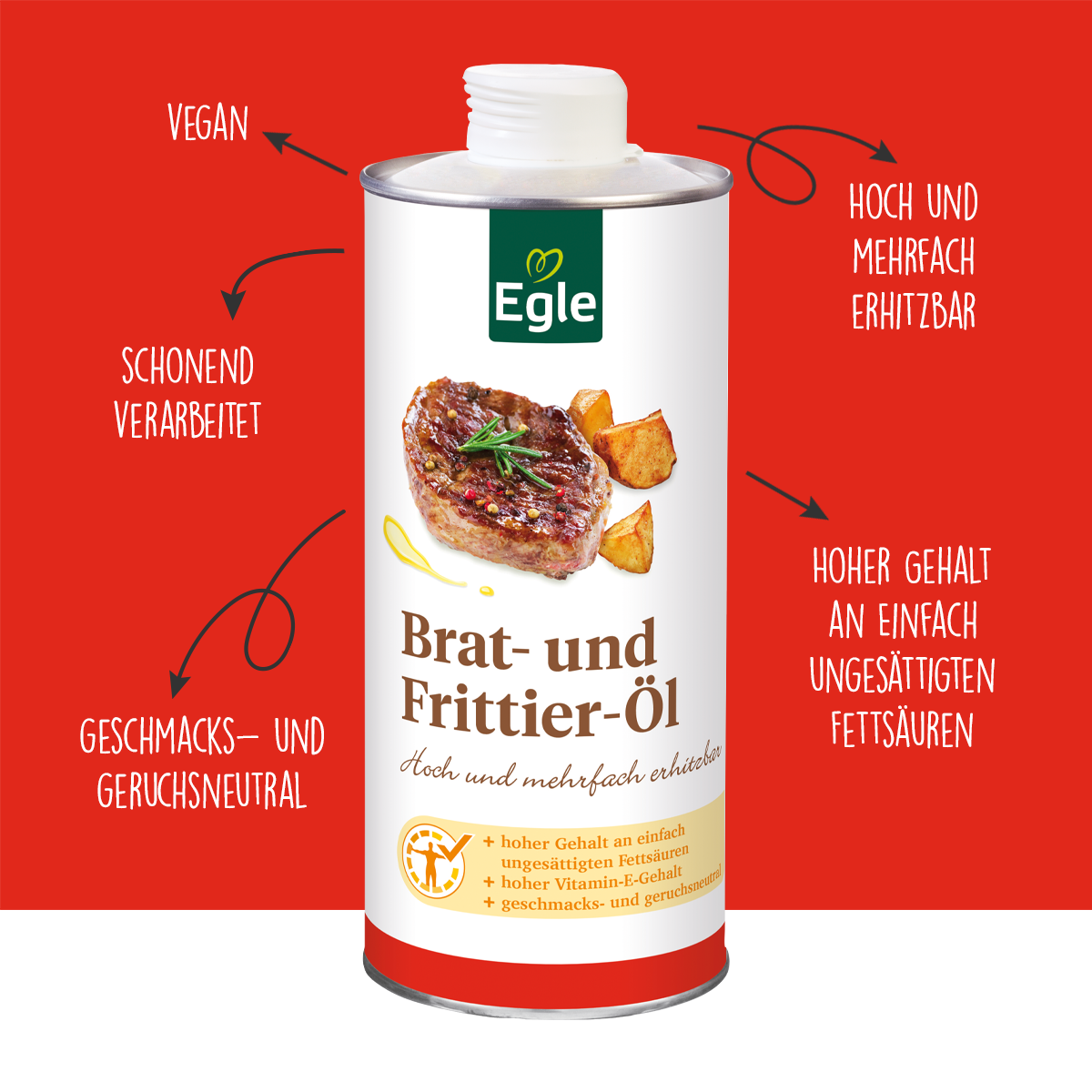 Brat- und Frittier-Öl, 0.75 l