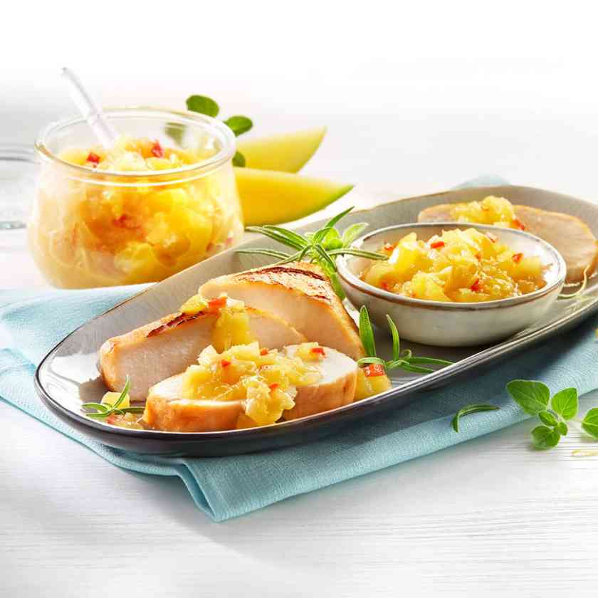 Scharfes Mango-Ingwer-Chutney Rezept-Paket