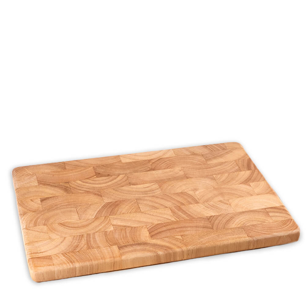 Holz-Schneidebretter aus Gummibaum-Stirnholz, groß Holz-Schneidebretter aus Gummibaum-Stirnholz, groß