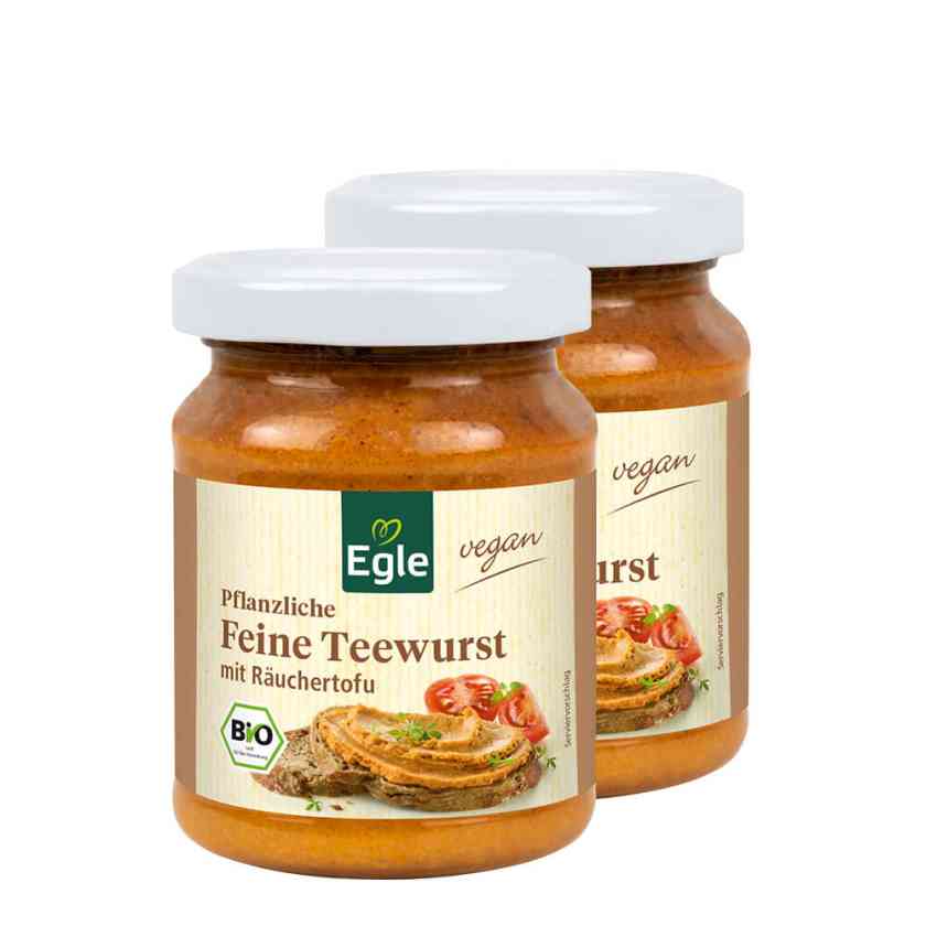 BIO Pflanzliche Feine Teewurst, 2 x 120 g
