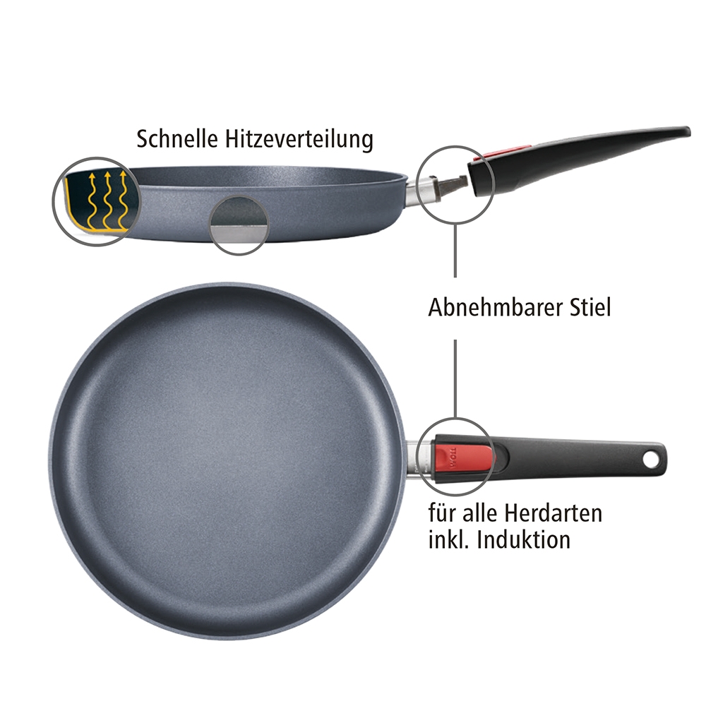 Profi Guss-Pfanne von Woll - Hochrand Diamond Lite - Durchmesser 28 cm Profi Guss-Pfanne von Woll - Hochrand Diamond Lite - Durchmesser 28 cm