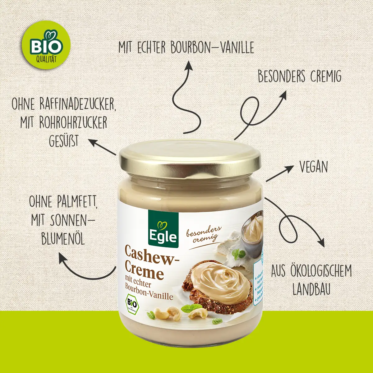 Bio Cashew-Creme, 250 g