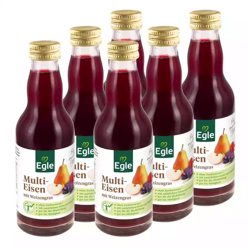 BIO Multi-Eisen-Saft, 6 x 200 ml