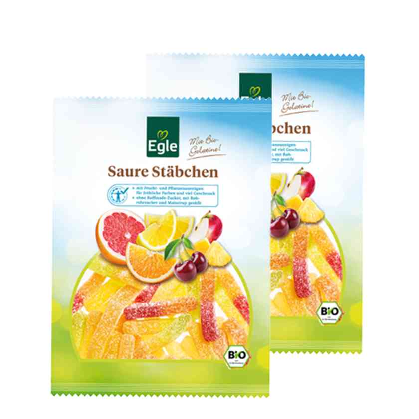 BIO Saure Stäbchen, 2 x 250 g