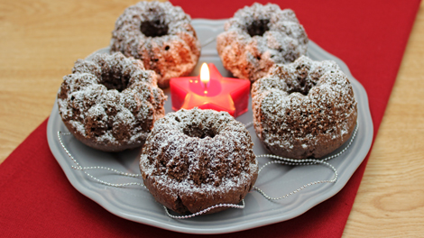 Rezept: Mini-Gewürzgugelhupf