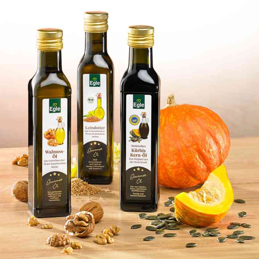 Gourmetöl-Paket, 3 x 250 ml