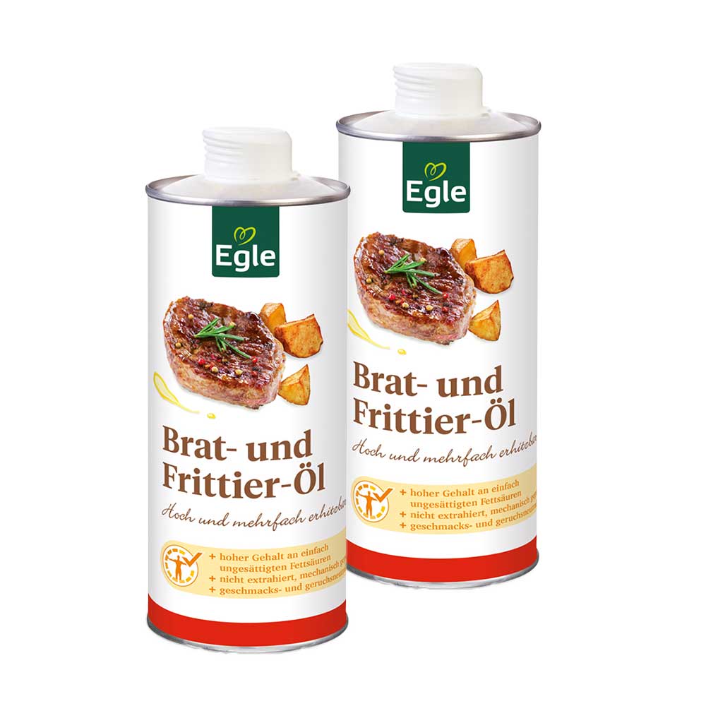 Brat- und Frittieröl 2 x 0,75 l – Doppelpack Brat- und Frittieröl 2 x 0,75 l – Doppelpack
