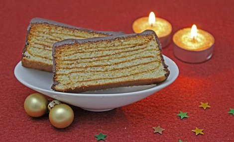 Rezept: Baumkuchen mit Backöl baumkuchen