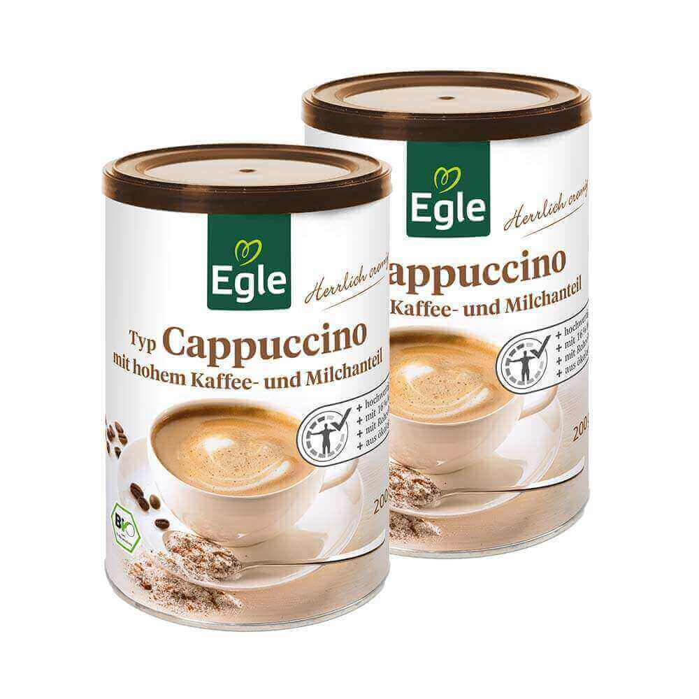 Bio Cappuccino - sofort löslich, 2 x 200 g