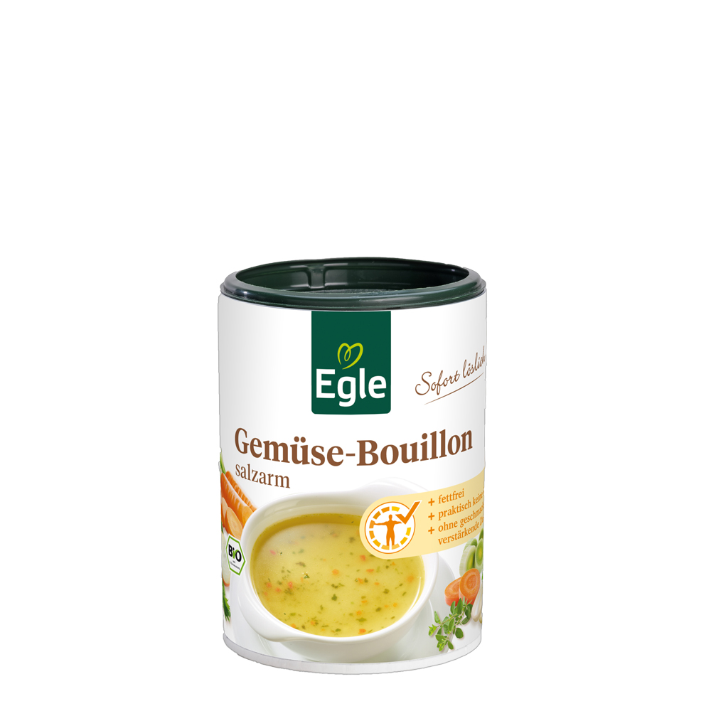 Salzarme Bio Gemüse-Bouillon, 160 g