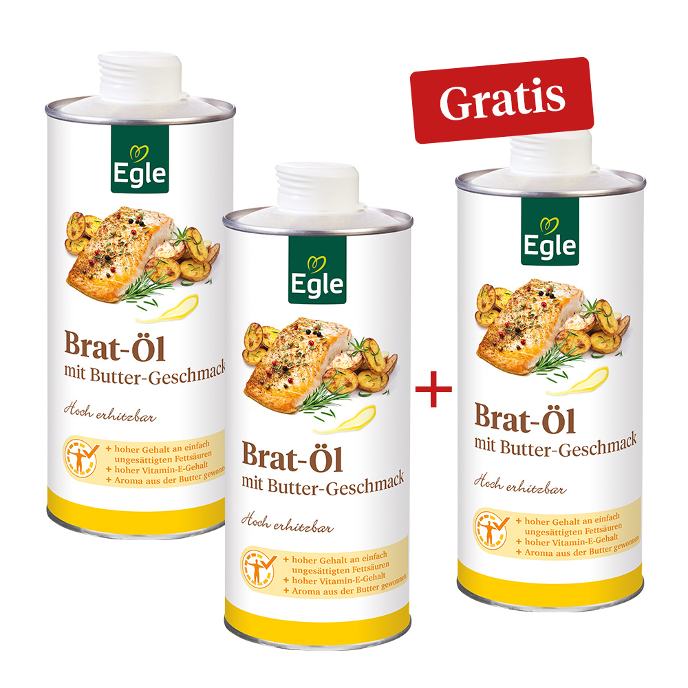 Bratöl 2 + 1 Gratis