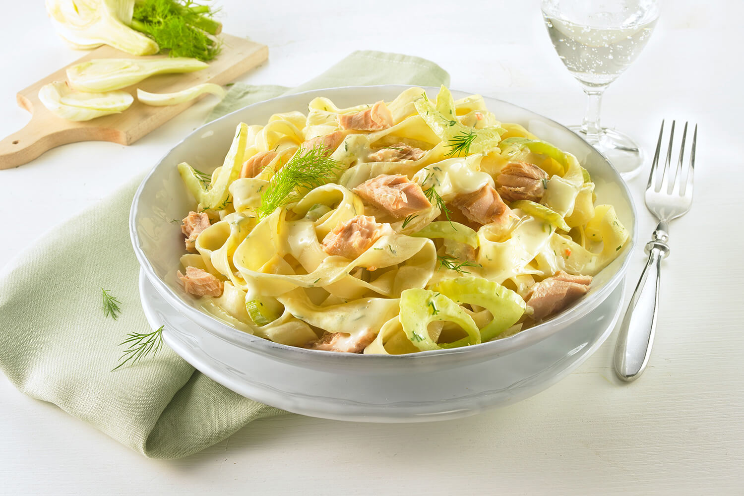Rezept: Pasta mit Lachs und Fenchel Rezept Pasta Lachs und Fenchel