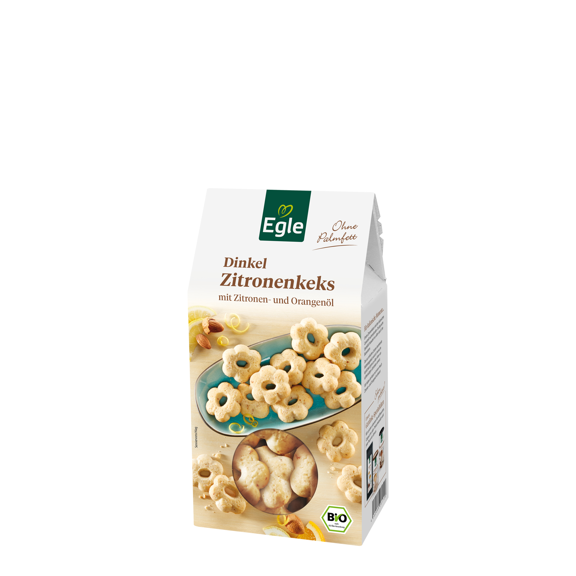 Bio Dinkel Zitronenkekse, 150 g