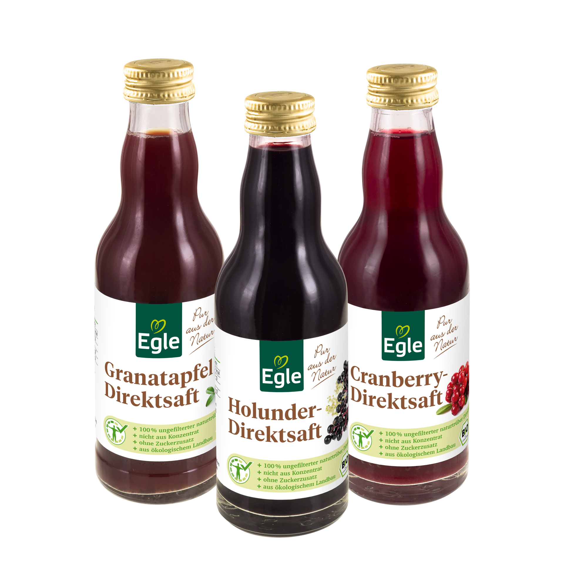 Bio Direktsäfte-Paket, 3 x 200 ml