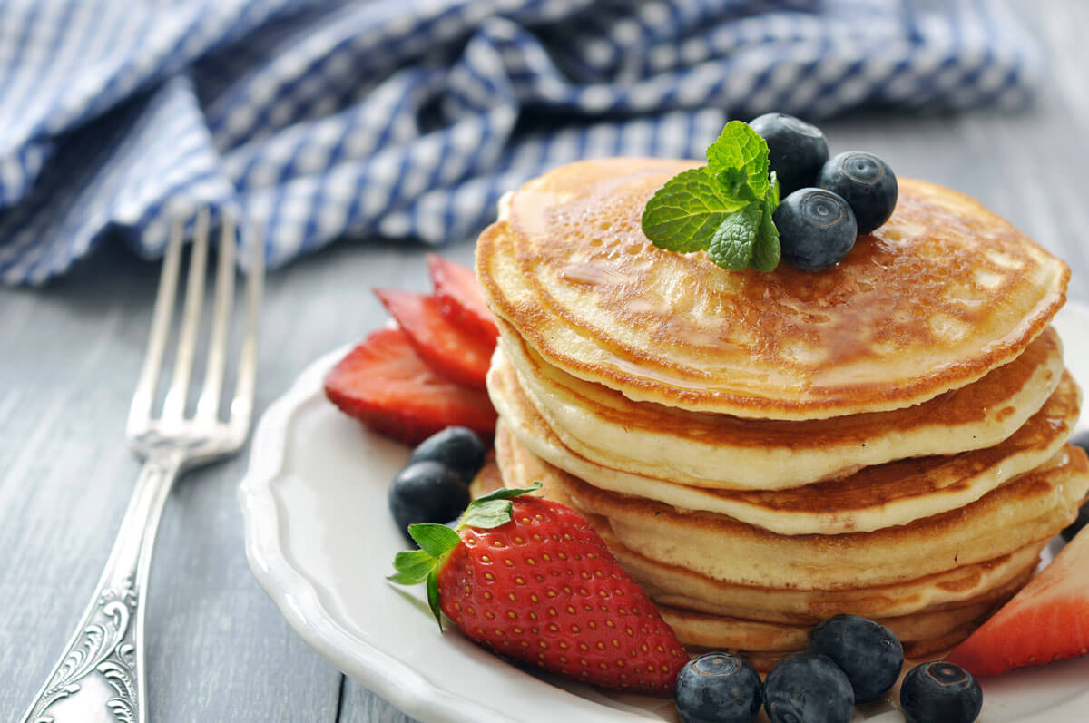 Rezept: Pancakes ohne Ei Pfannkuchen