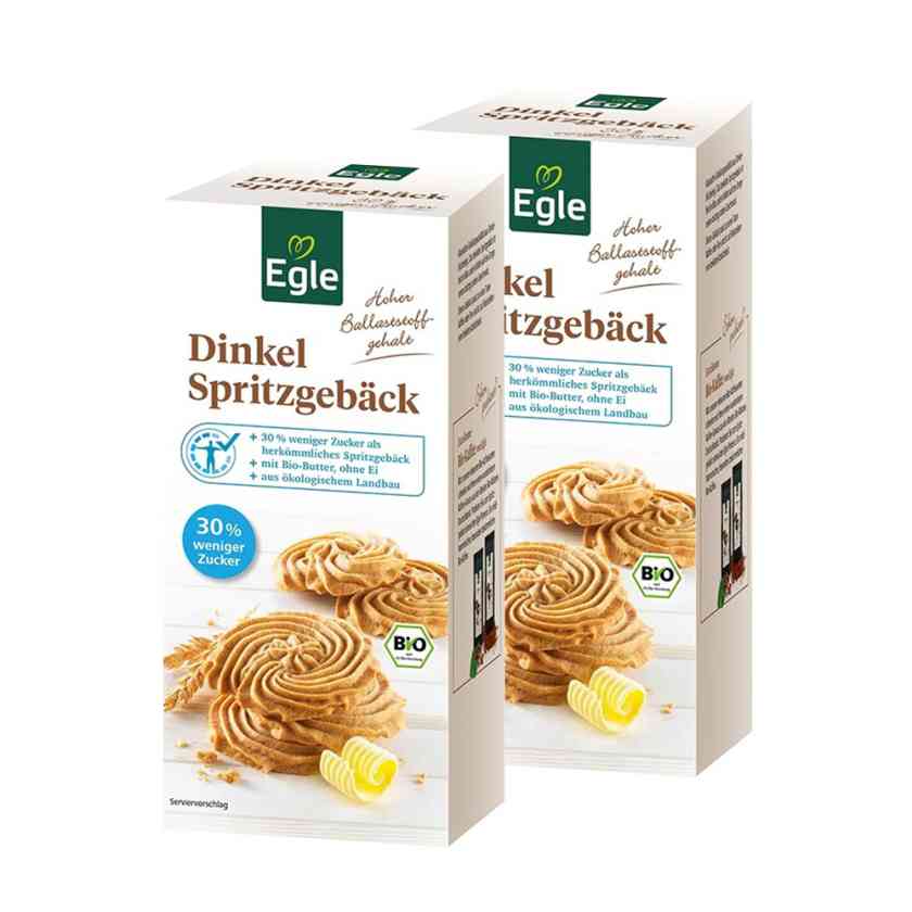 BIO Dinkel-Spritzgebäck, 2 x 200 g
