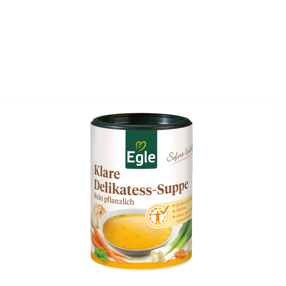 Klare Delikatess-Suppe, 200 g - GRATIS