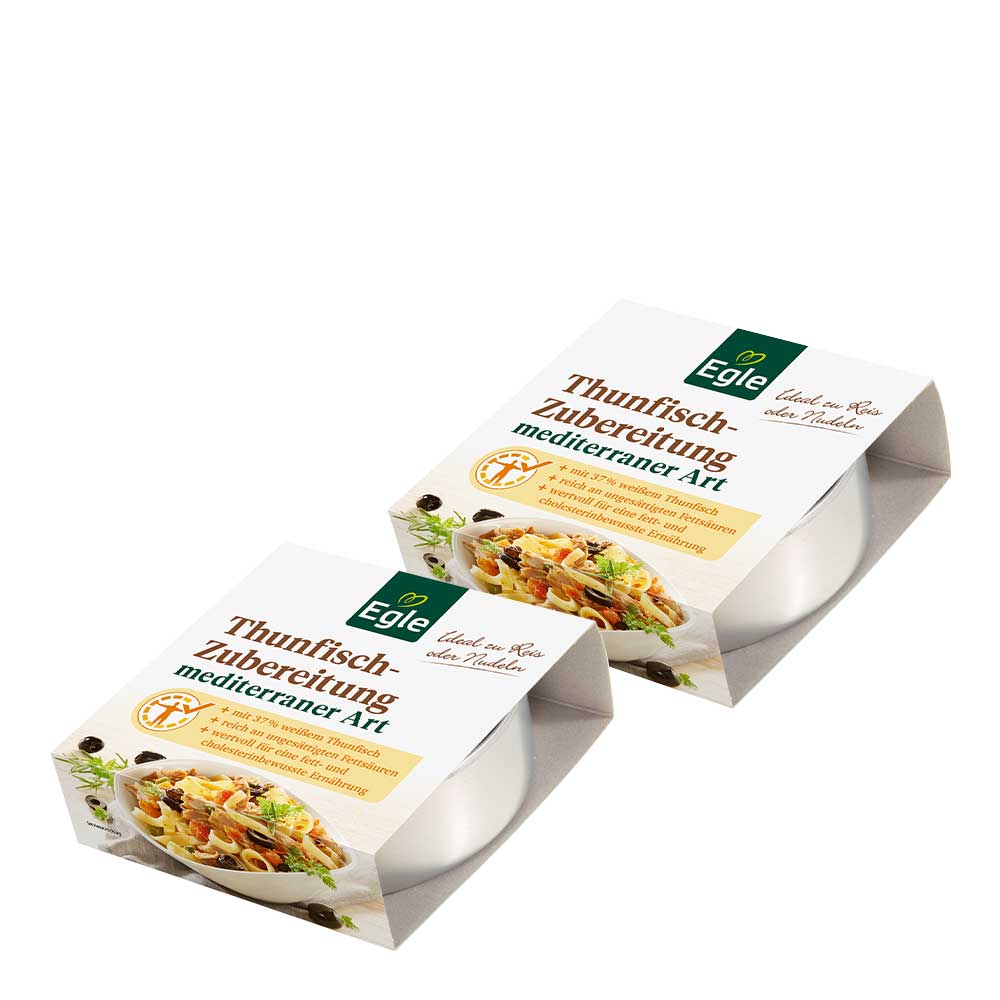 Thunfisch-Zubereitung mediterran 2 x 190 g