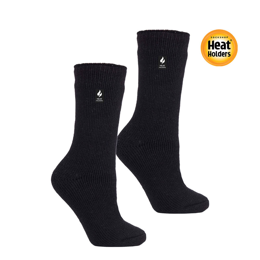 Damen-Thermosocken schwarz, Gr. 37-42