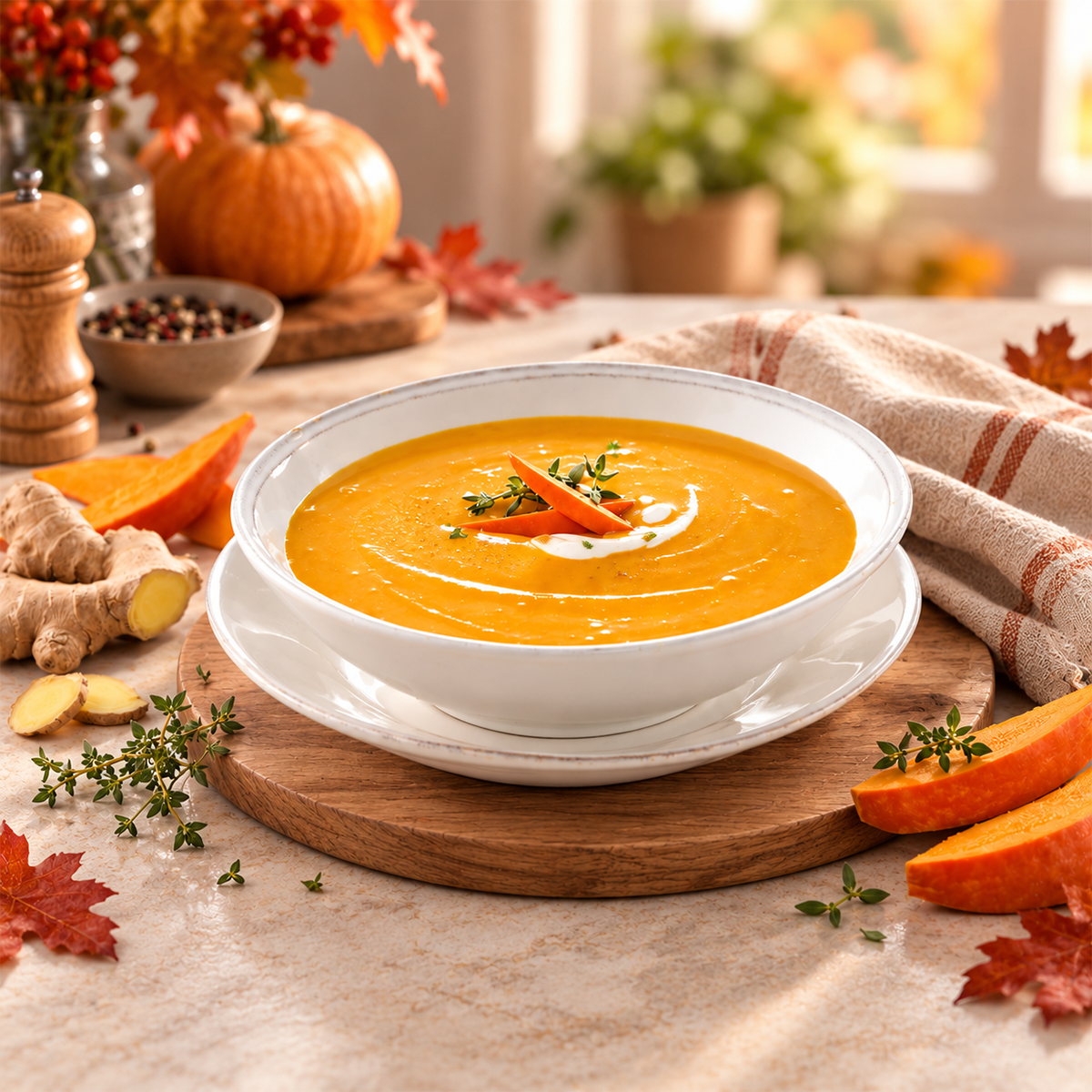 BIO Kürbis-Ingwer-Cremesuppe, 400 g