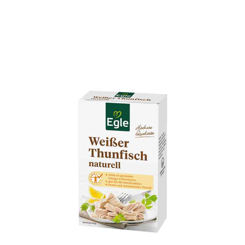Weißer Thunfisch naturell, 3 x 115 g