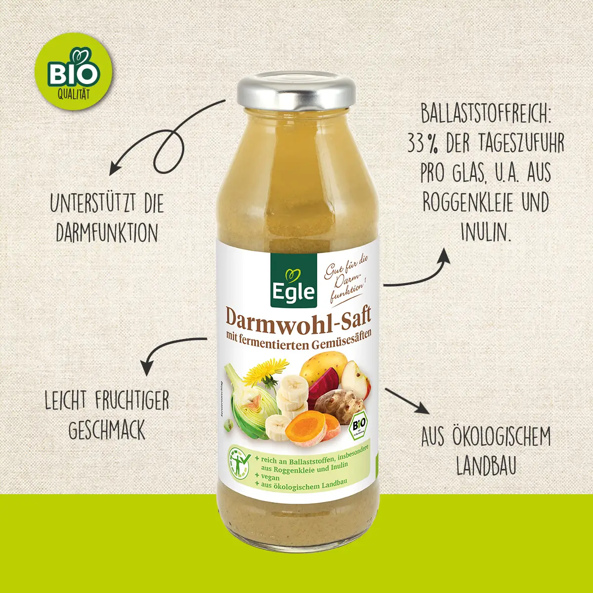 Bio Darmwohl-Saft, 3 x 280 ml