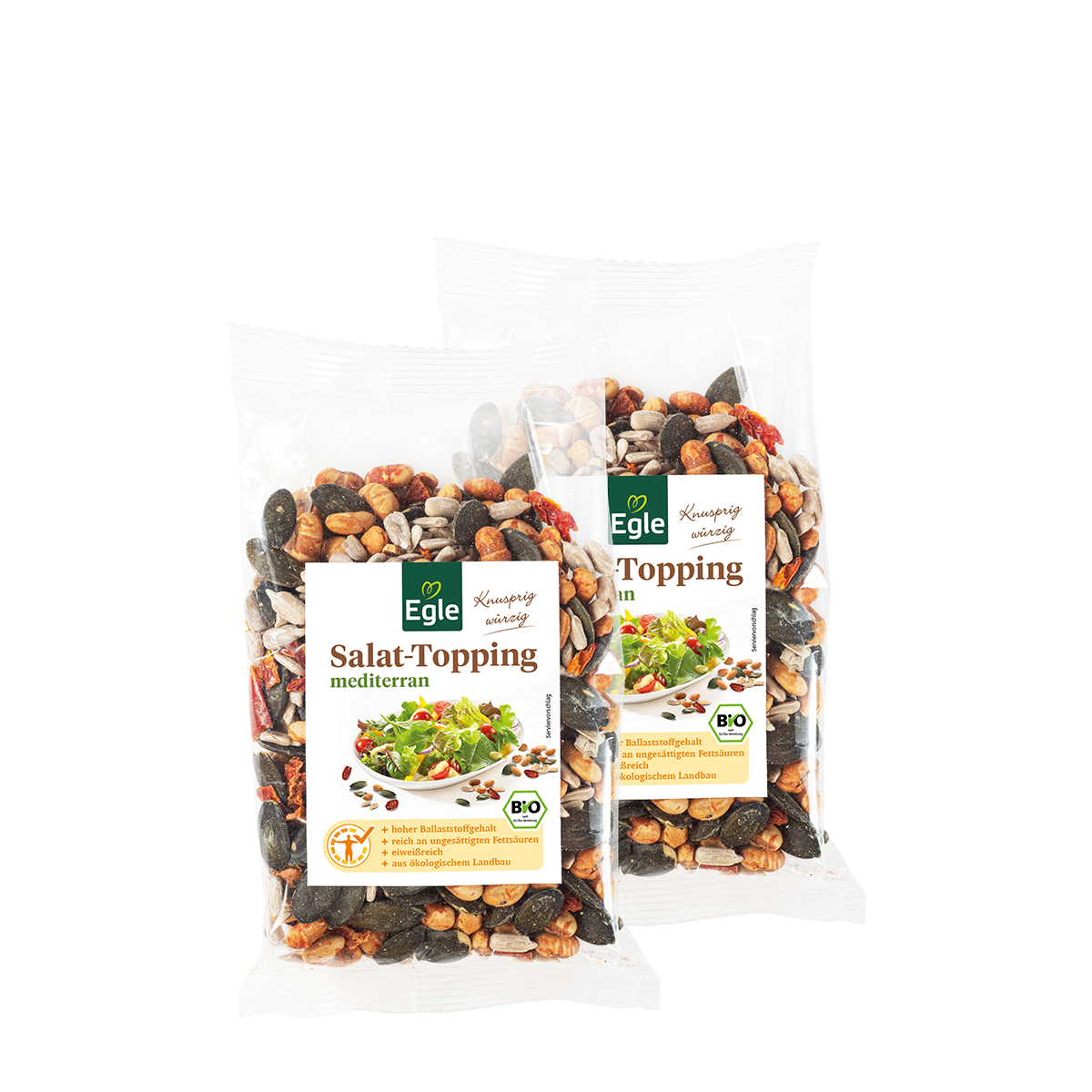 BIO Salattopping mediterran, 2 x 125 g