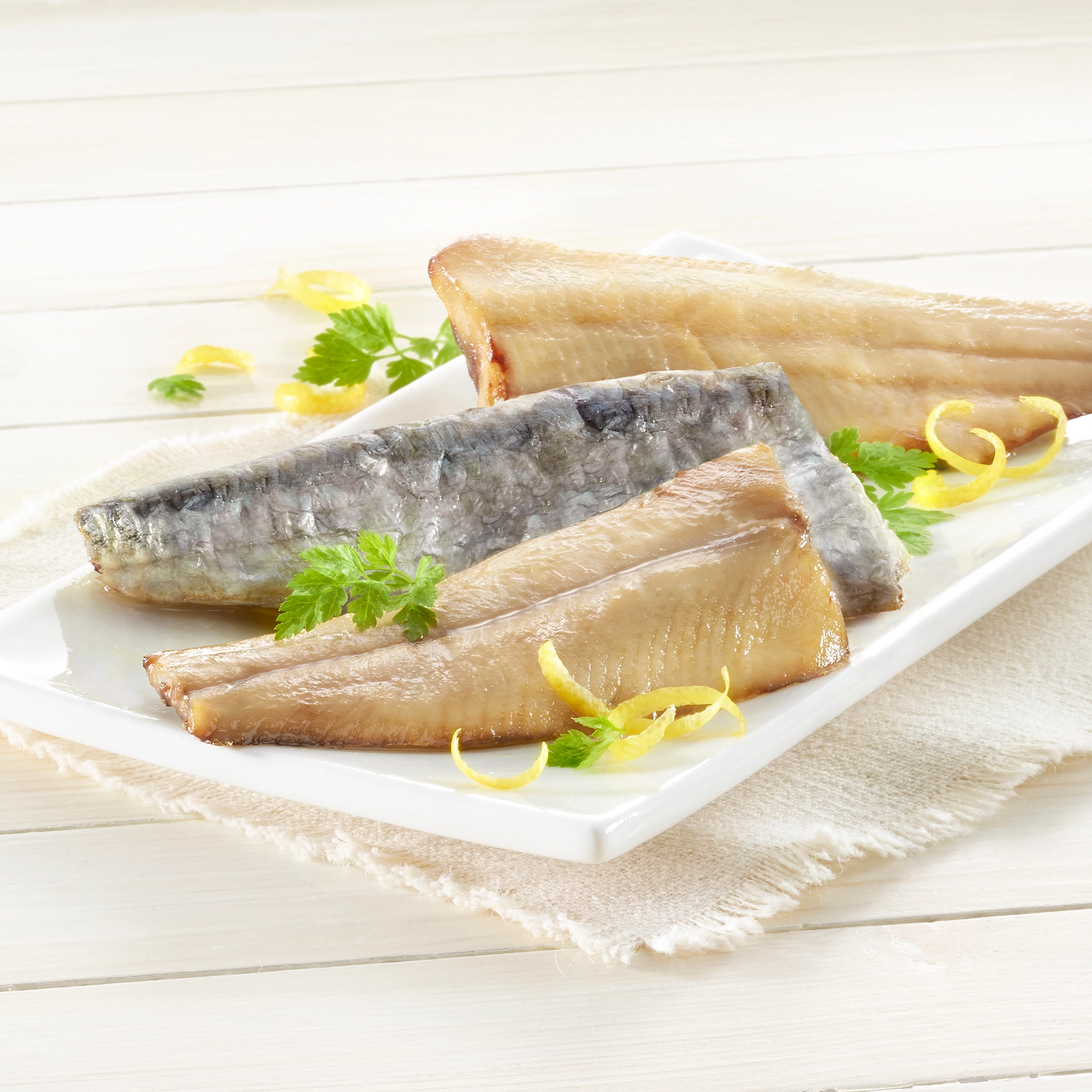 Sardinen auf Teller