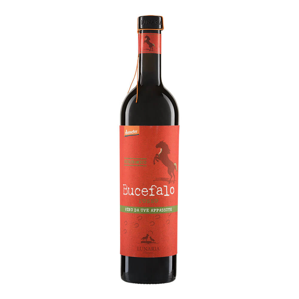 Bucefalo Rosso Vino da Uve Appassite - Bio Rotwein aus Italien, 0.75 l