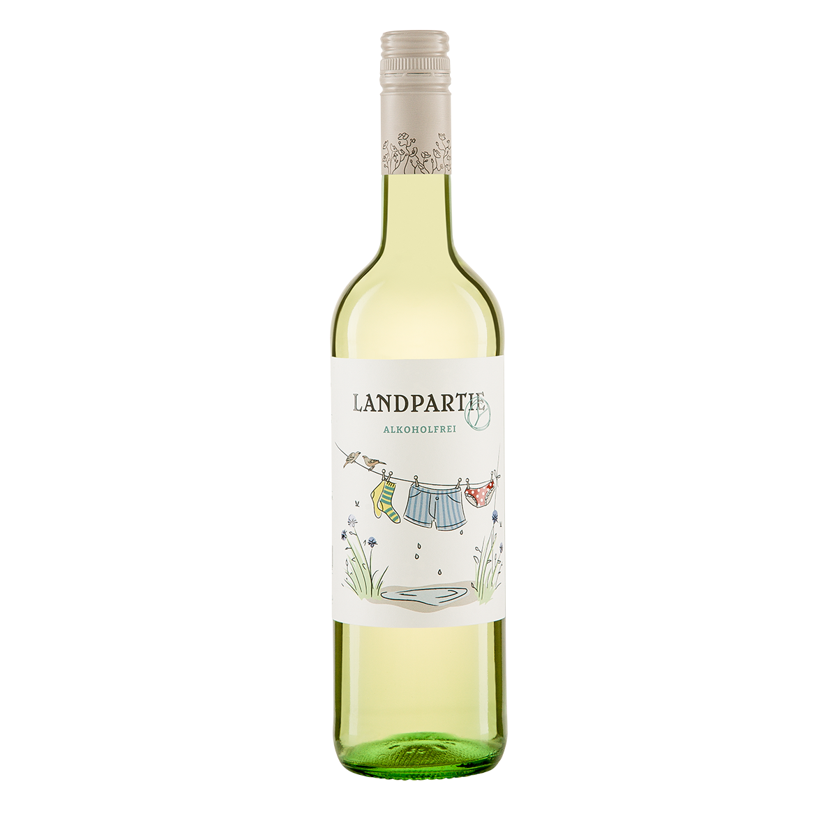 BIO Alkoholfreier Weißwein Landparty, 0,75 l