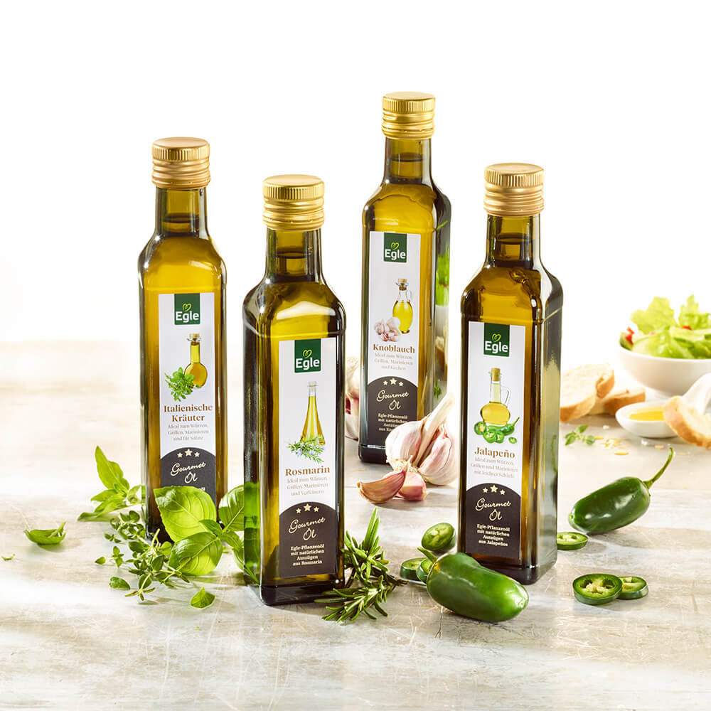 Gourmetöl-Paket, 4 x 0,25 l