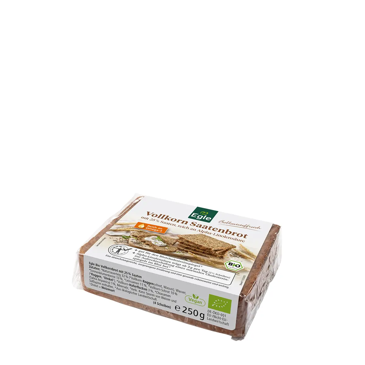 BIO Vollkorn-Saatenbrot, 250 g