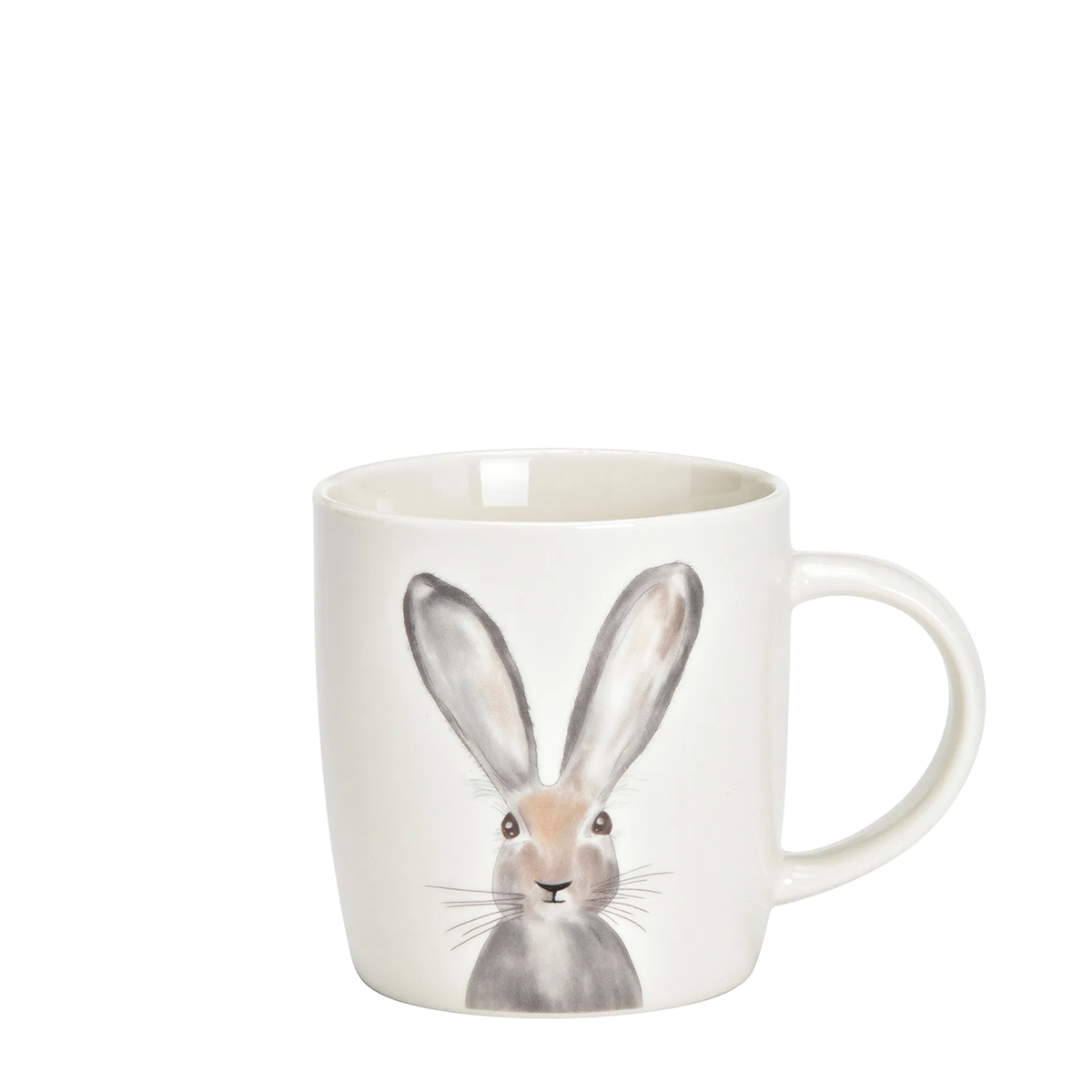 Becher Hase Dekor aus Porzellan