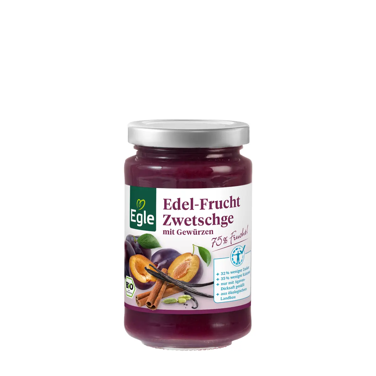 Bio Edel-Frucht Zwetschge mit Gewürzen, 250 g