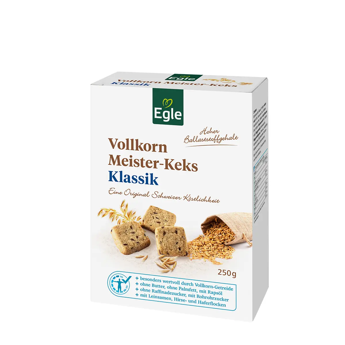 Egle Vollkorn Meister-Keks, 250 g