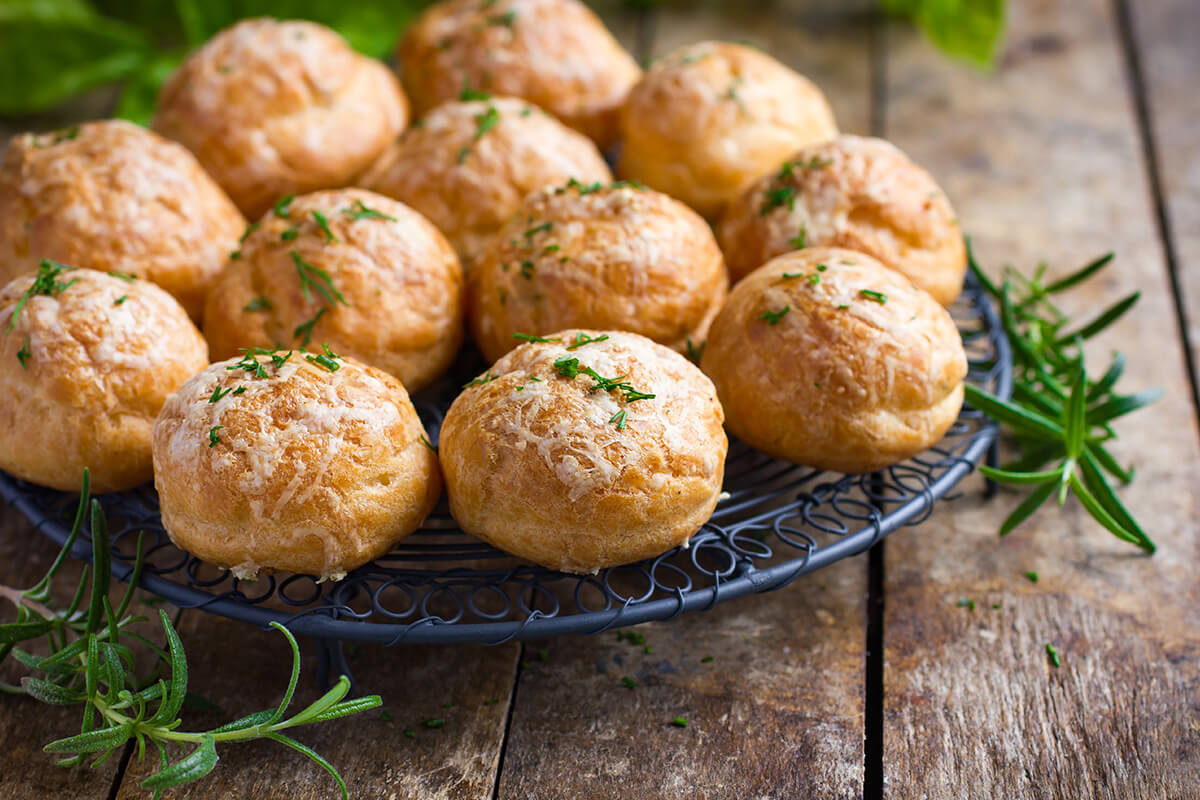 Rezept: Gefüllte Partybrötchen