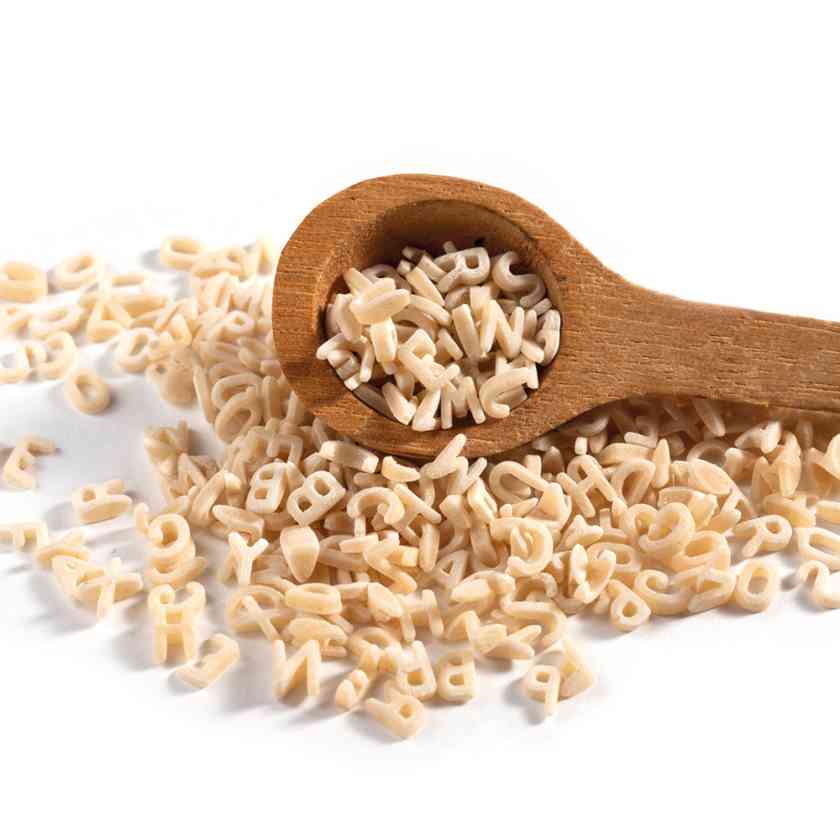 BIO Dinkel-Buchstaben-Suppennudeln, 250 g
