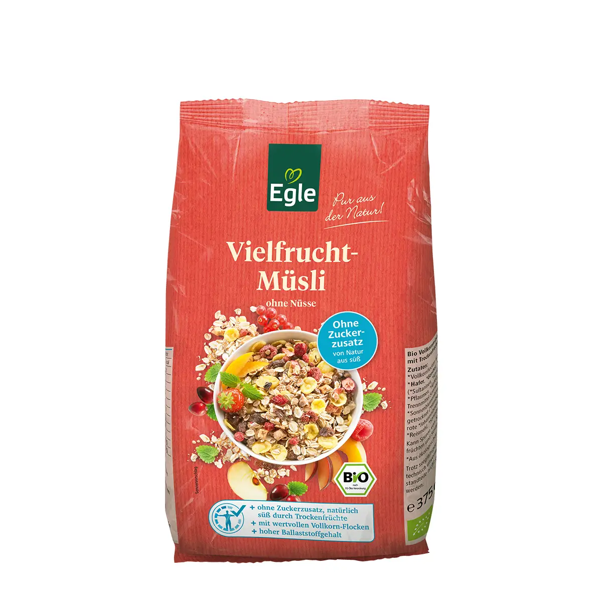 Bio Vielfrucht-Müsli, 375 g