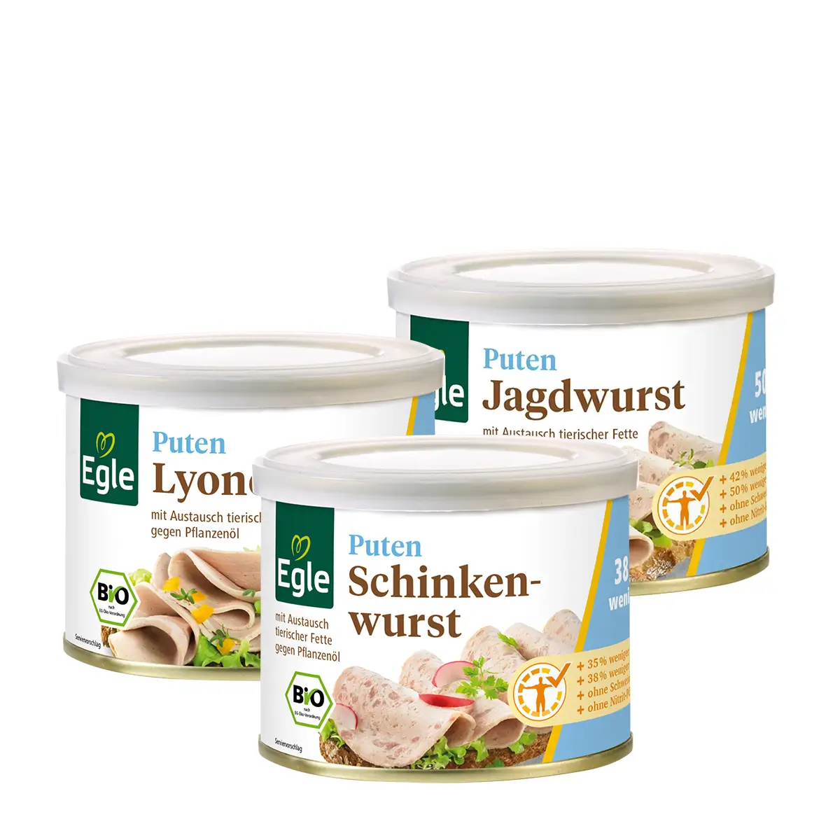 Bio Puten-Wurst-Paket, 3 x 200 g