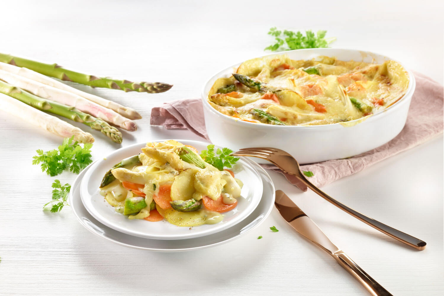Rezept: Spargelauflauf