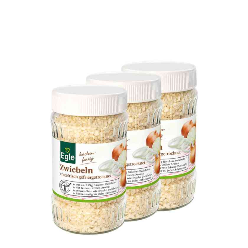 Gefriergetrocknete Zwiebeln, 3 x 35 g