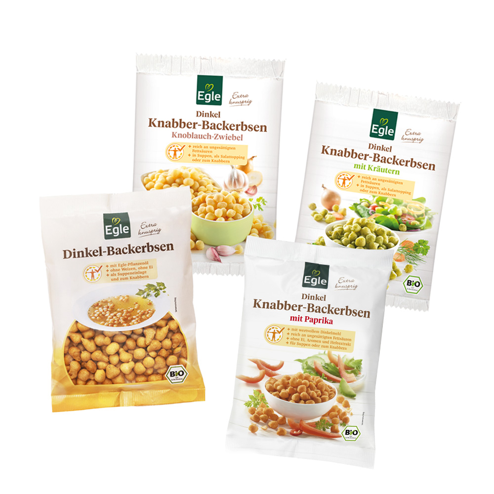 Bio Backerbsen-Paket, 4 x 100 g - Aktion