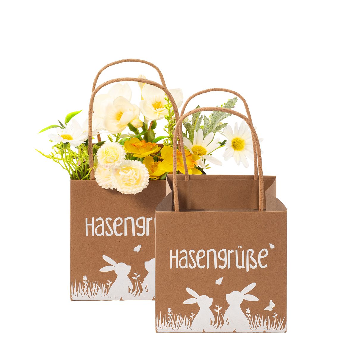 Papiertüte Hase 2er Set