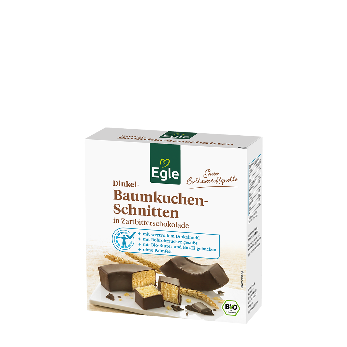 BIO Dinkel-Baumkuchenschnitten, 100 g