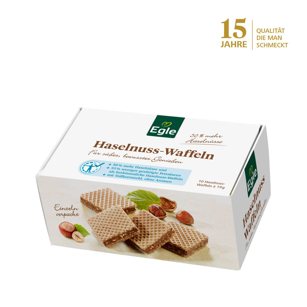 Haselnuss-Waffeln 10 x 19 g – Jubiläums Angebot Haselnuss-Waffeln 10 x 19 g – Jubiläums Angebot