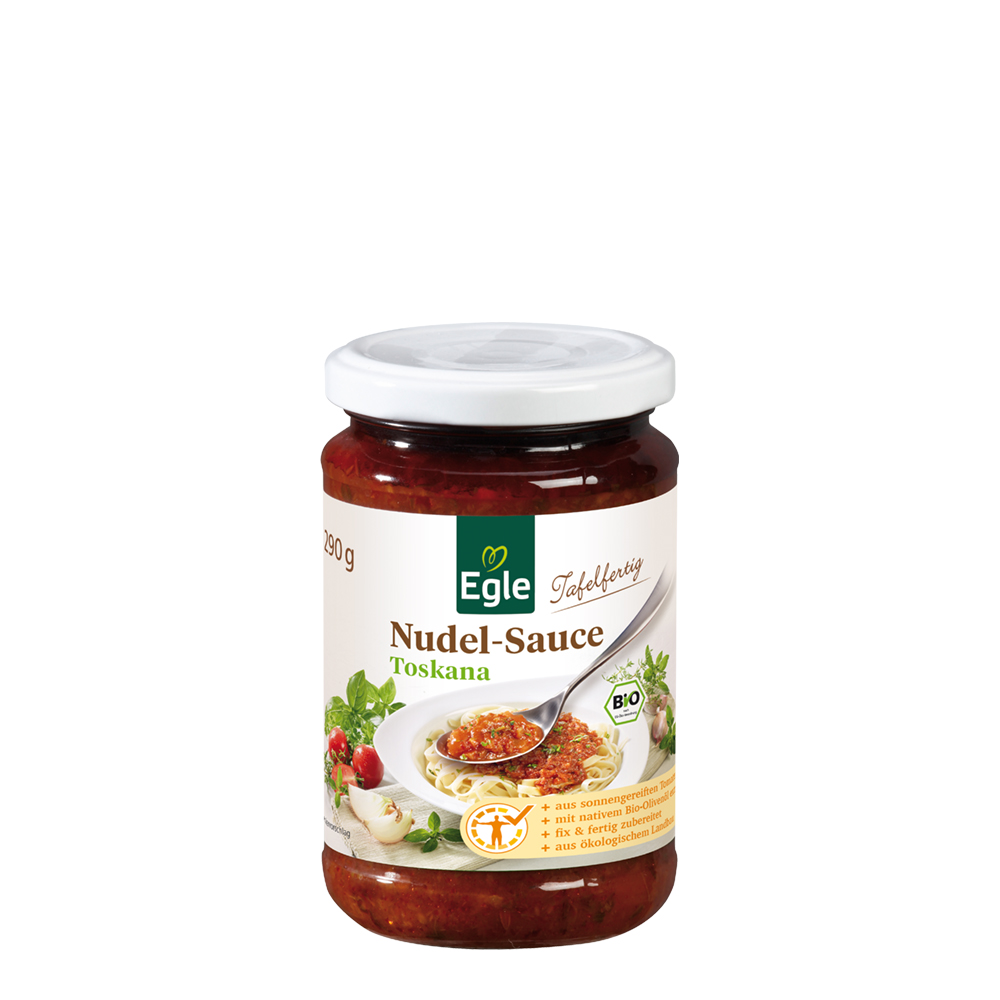 Bio Nudel-Sauce Toskana, 290 g - Kostprobe